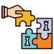 Strategic planning icon with roadmap visualization